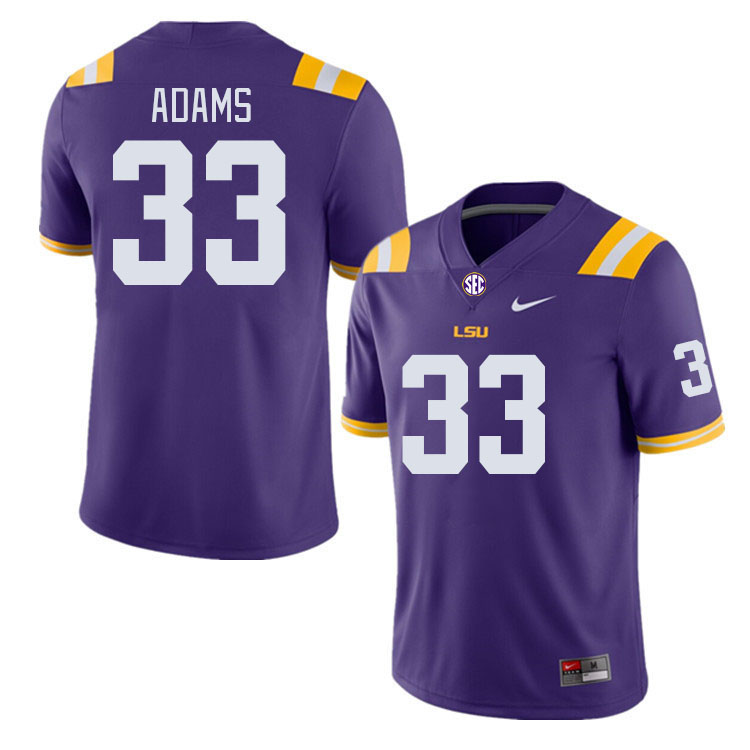 LSU Tigers #33 Jamal Adams College Football Jerseys Stitched Sale-Purple